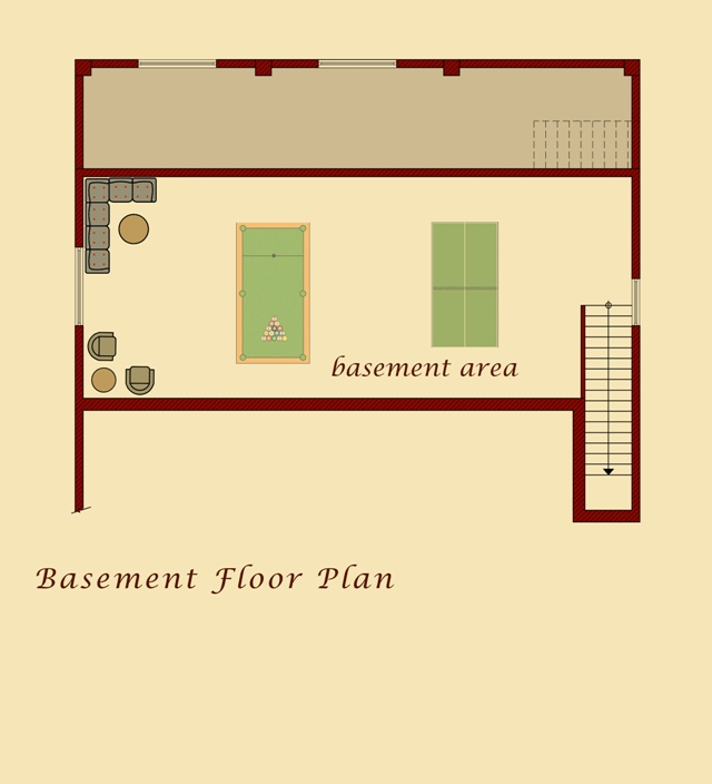Moush Model - Basement Plan
