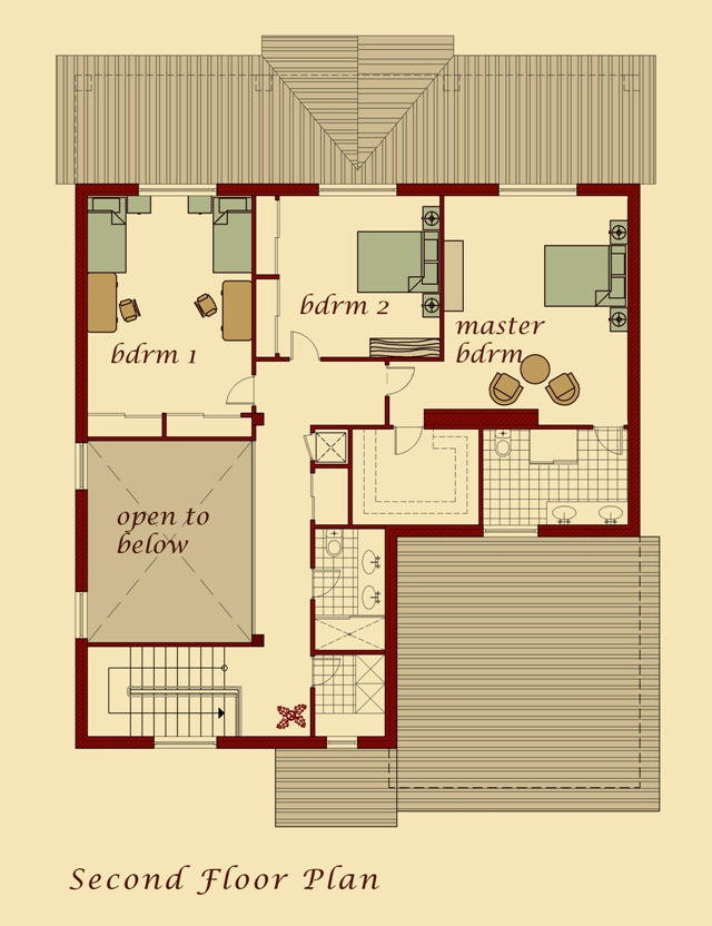 Moush Model - Second Floor Plan