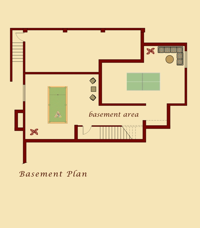 Van Model - Basement Plan