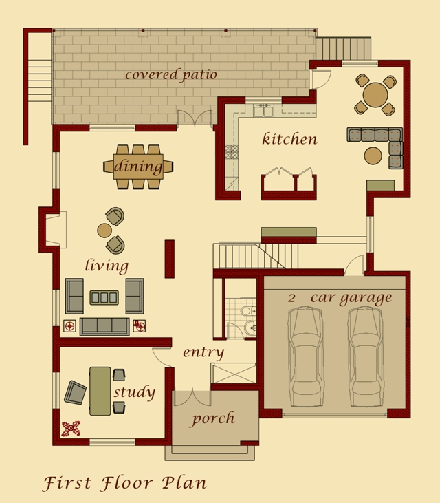 Van Model - First Floor Plan
